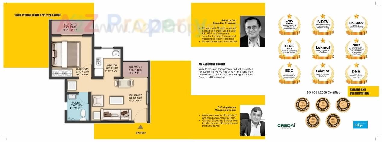 Layout of real estate project Vbhc Greendew located at Devkhop, Palghar, Maharashtra