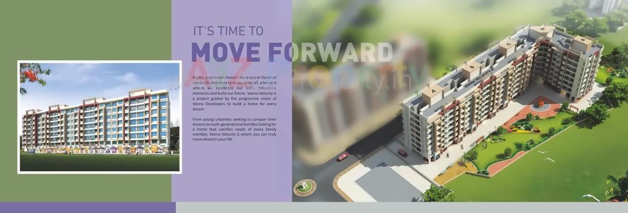 3D Elevation of real estate project Veena Velocity Ph Ii located at Vasaivirar-city-m-corp, Palghar, Maharashtra