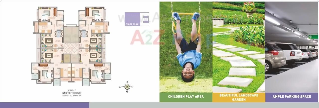 Layout of real estate project Veena Velocity Ph Ii located at Vasaivirar-city-m-corp, Palghar, Maharashtra