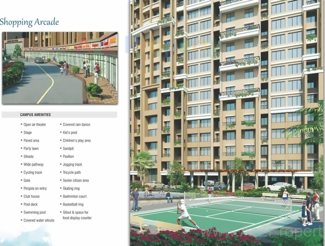 3D Elevation of real estate project Viva City located at Vasaivirar-city-m-corp, Palghar, Maharashtra