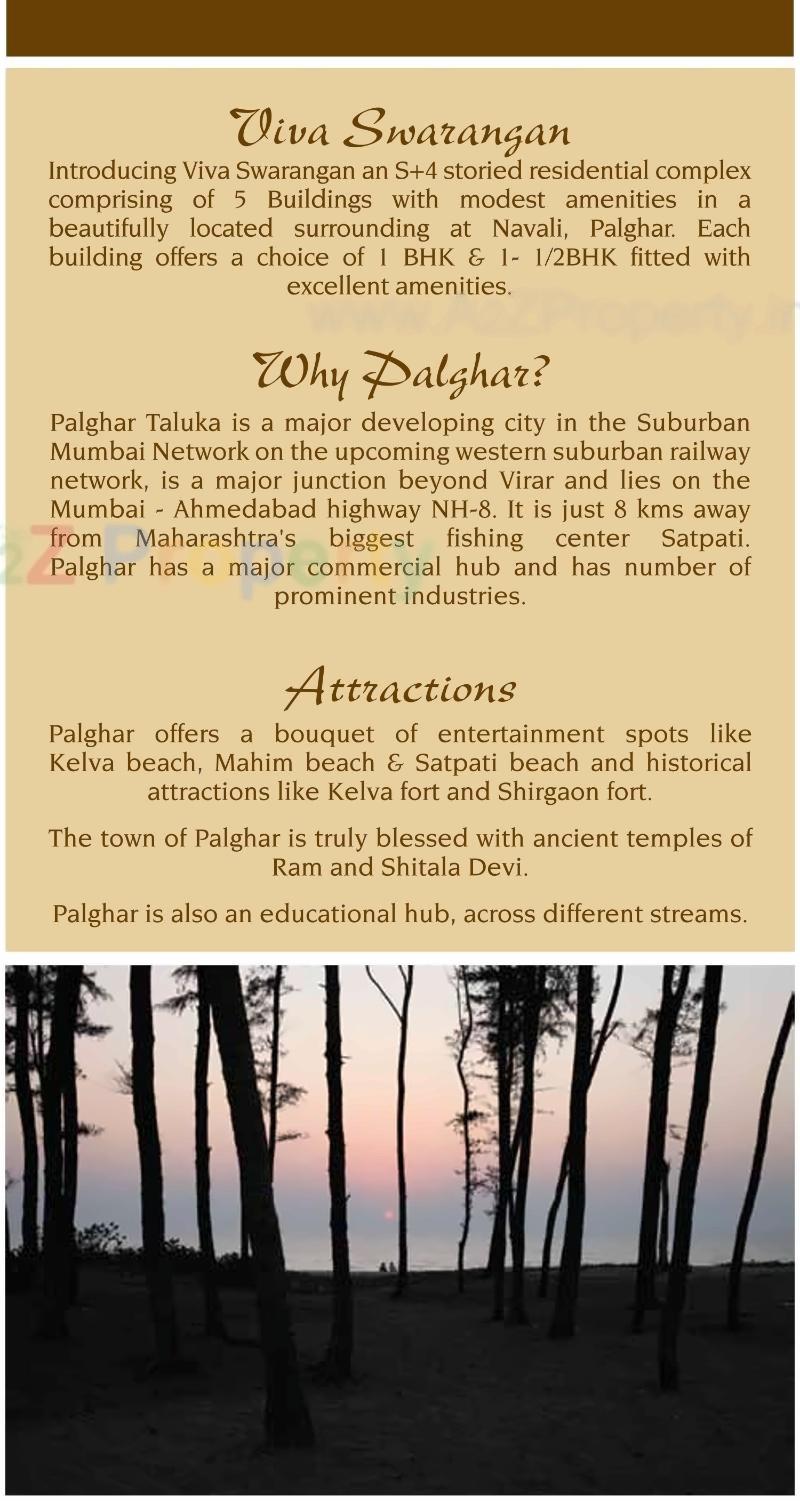  of real estate project Viva Swarangan located at Palghar--, Palghar, Maharashtra