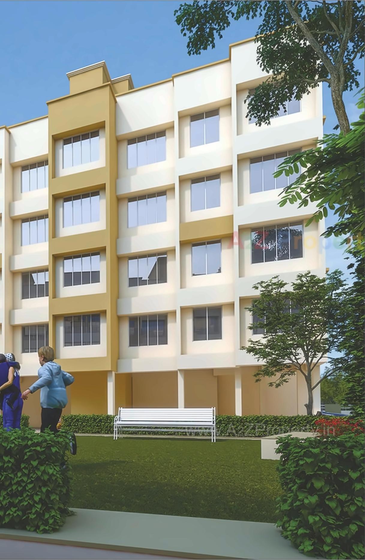 3D Elevation of real estate project Vrindavan Complex located at Saphale, Palghar, Maharashtra