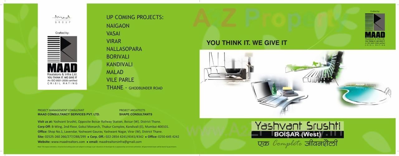  of real estate project Yashvant Srusti located at Khairepada, Palghar, Maharashtra