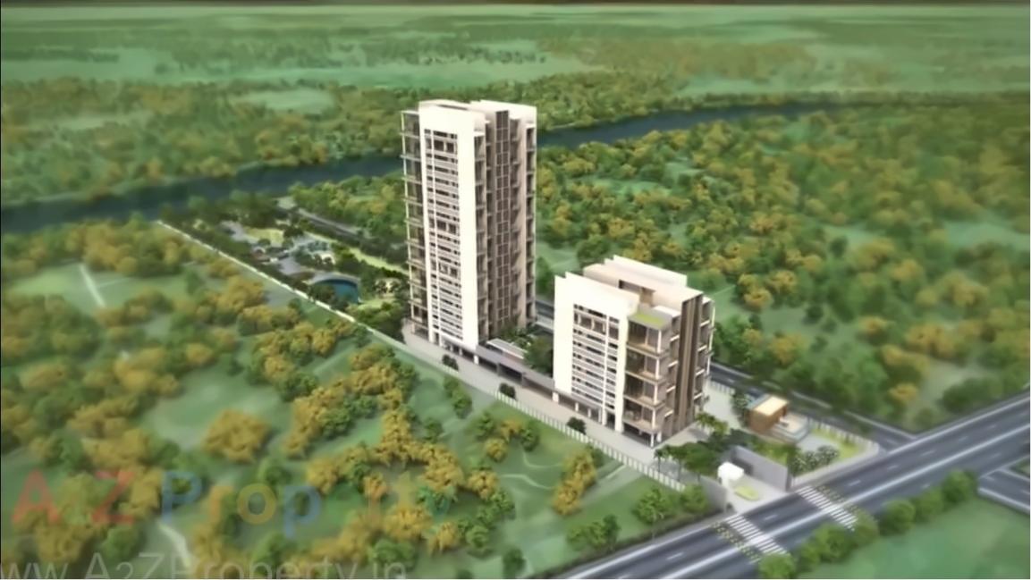 3D Elevation of real estate project 24k Atria located at Pimpri-chinchawad-m-corp, Pune, Maharashtra