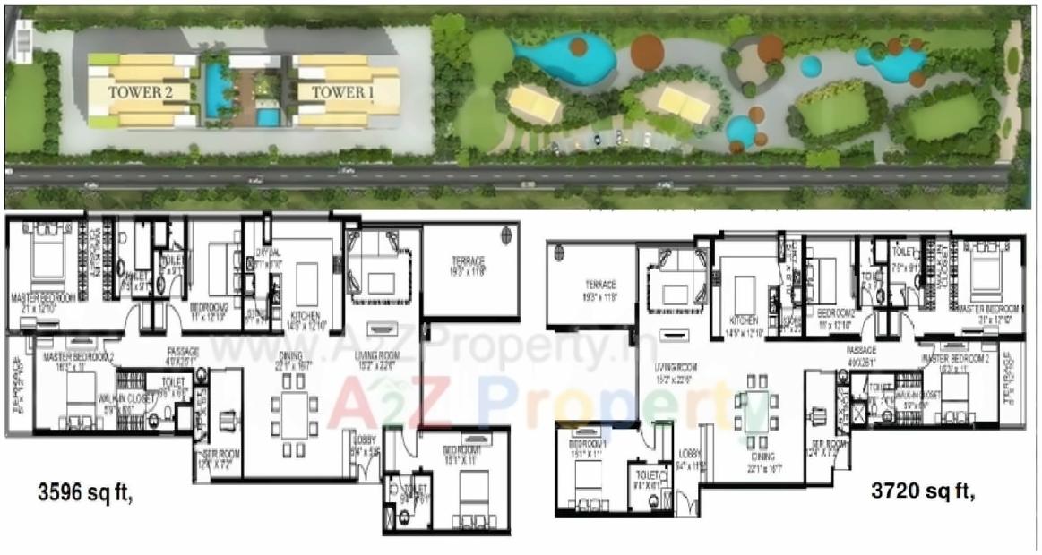 Layout of real estate project 24k Atria located at Pimpri-chinchawad-m-corp, Pune, Maharashtra