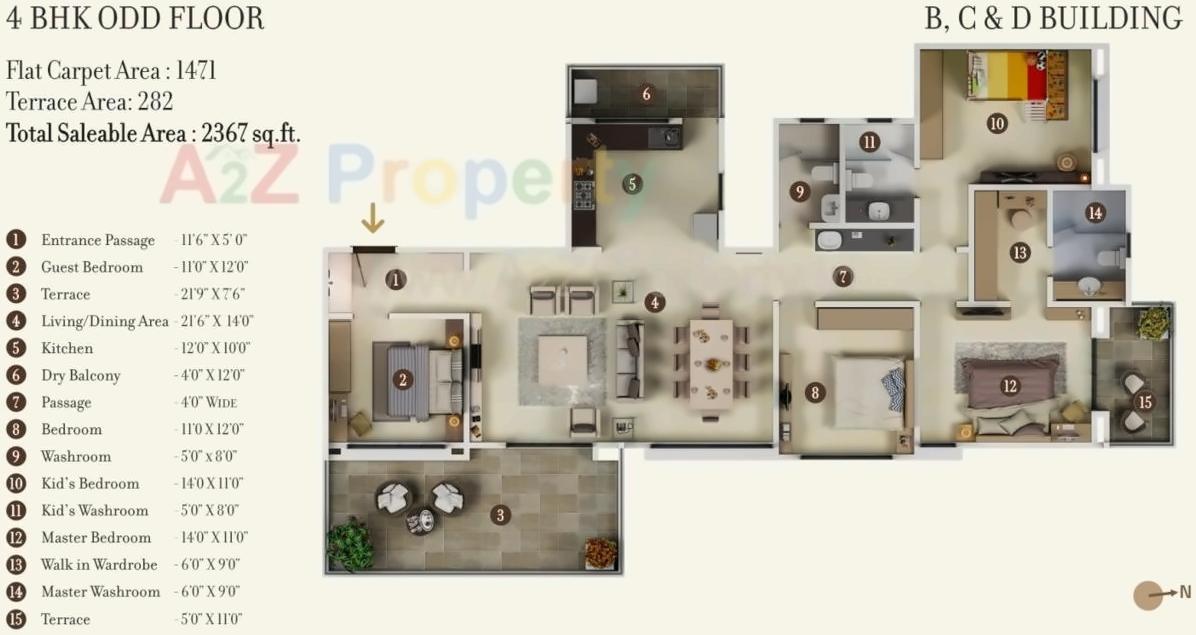 Layout of real estate project 24k Opula located at Pimpri-chinchawad-m-corp, Pune, Maharashtra