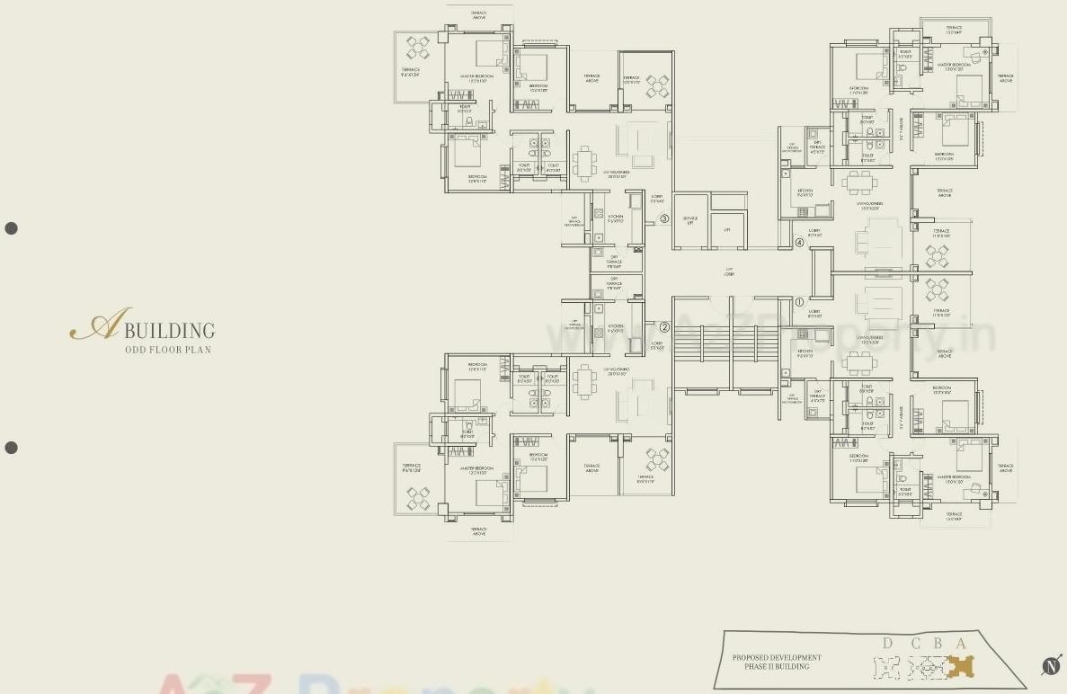 Layout of real estate project 24k Sereno S located at Pune-m-corp, Pune, Maharashtra