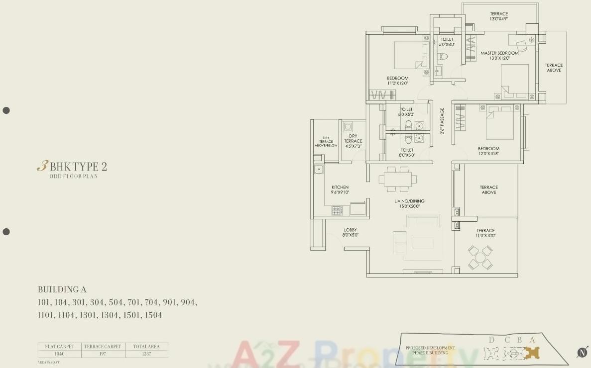 Layout of real estate project 24k Sereno S located at Pune-m-corp, Pune, Maharashtra