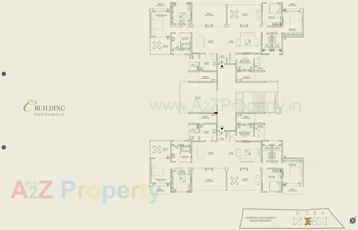 Layout of real estate project 24k Sereno S located at Pune-m-corp, Pune, Maharashtra