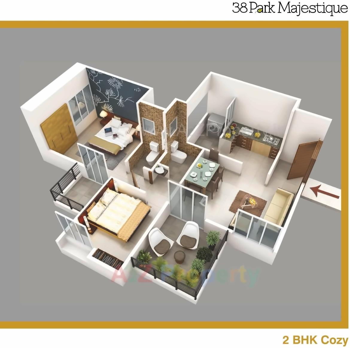 Image 14432 9 of real estate project 38 Park Majestique located at Undri, Pune, Maharashtra