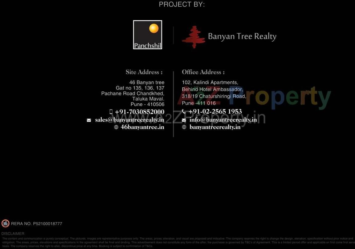  of real estate project 46 Banyan Tree located at Chandkhed, Pune, Maharashtra