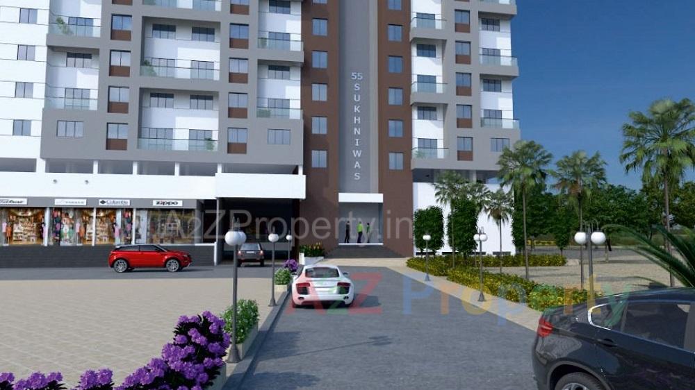 3D Elevation of real estate project 55 Sukhniwas located at Pune-m-corp, Pune, Maharashtra