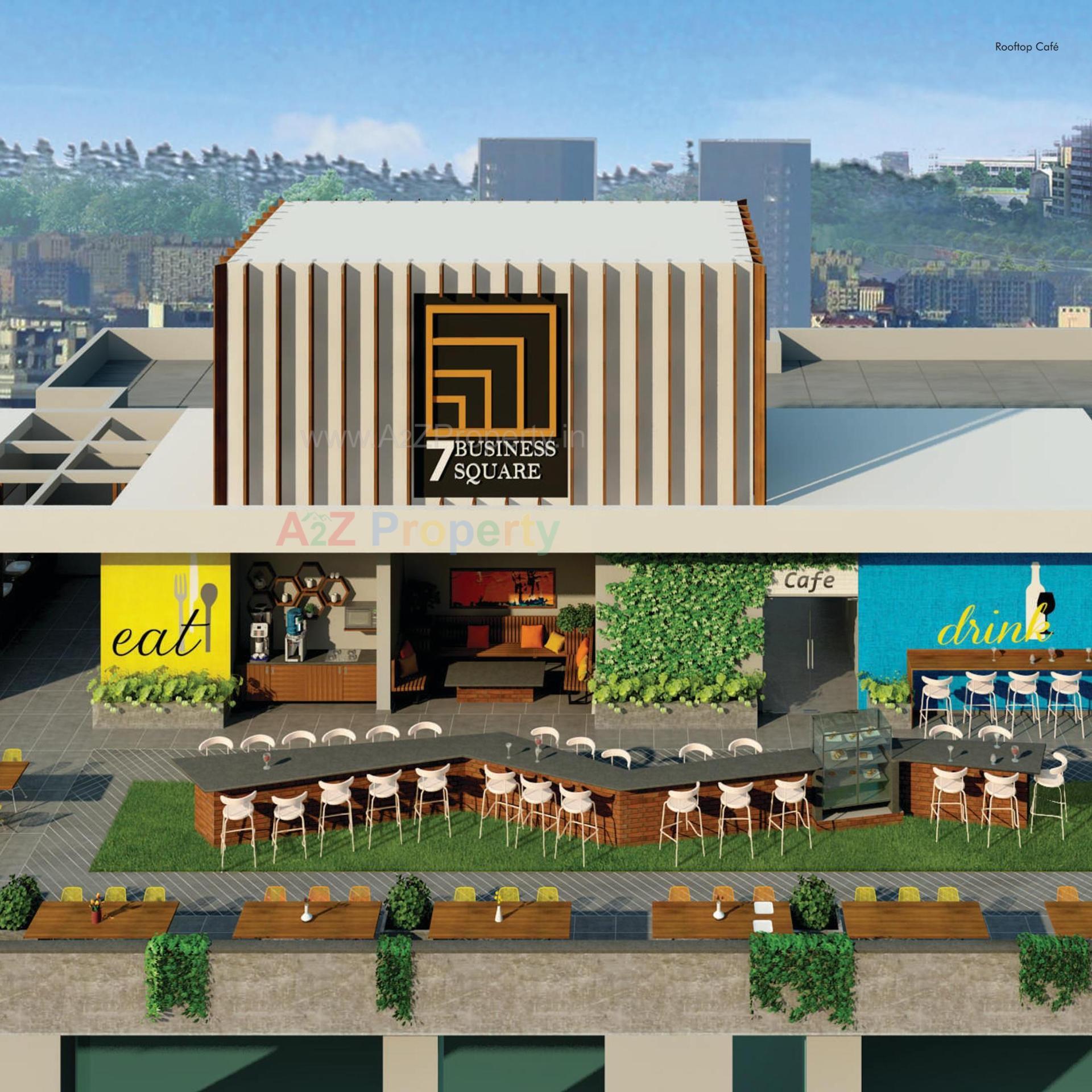 3D Elevation of real estate project 7 Business Square located at Pune-m-corp, Pune, Maharashtra