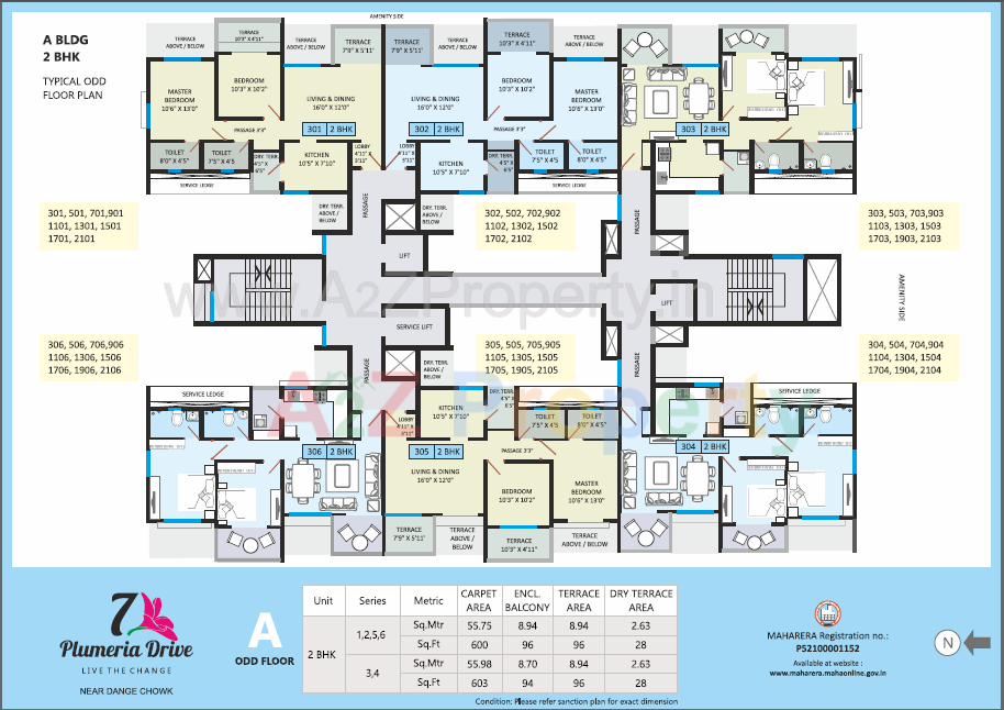 7_plumeria_drive_a_1_floor_plan of real estate project 7 Plumeria Drive located at Punawale, Pune, Maharashtra
