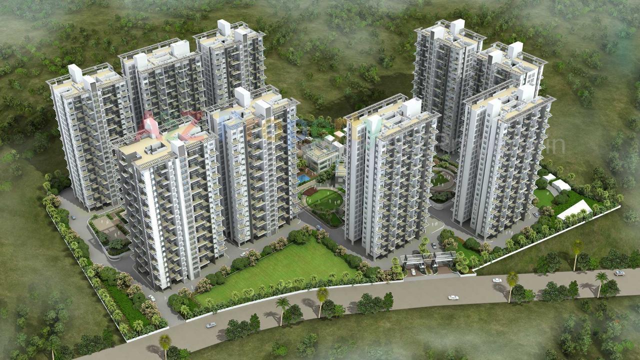 3D Elevation of real estate project 7 Plumeria Drive located at Punawale, Pune, Maharashtra