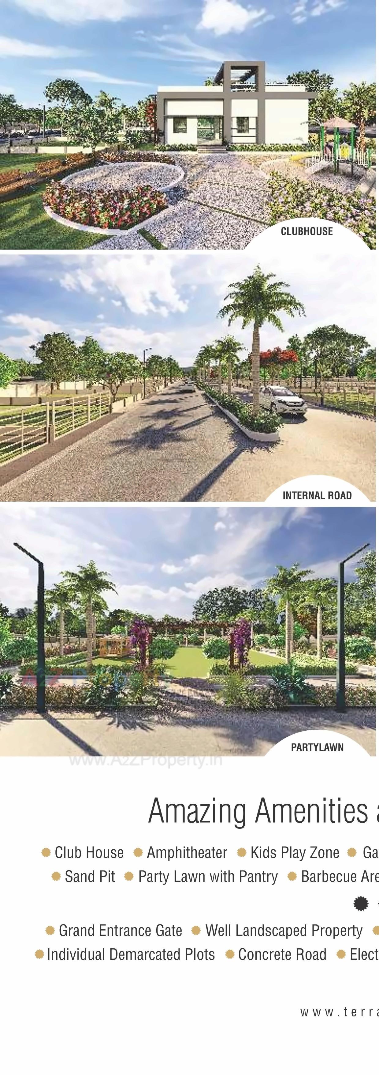 3D Elevation of real estate project 83 Rising Estates located at Boriyendi, Pune, Maharashtra