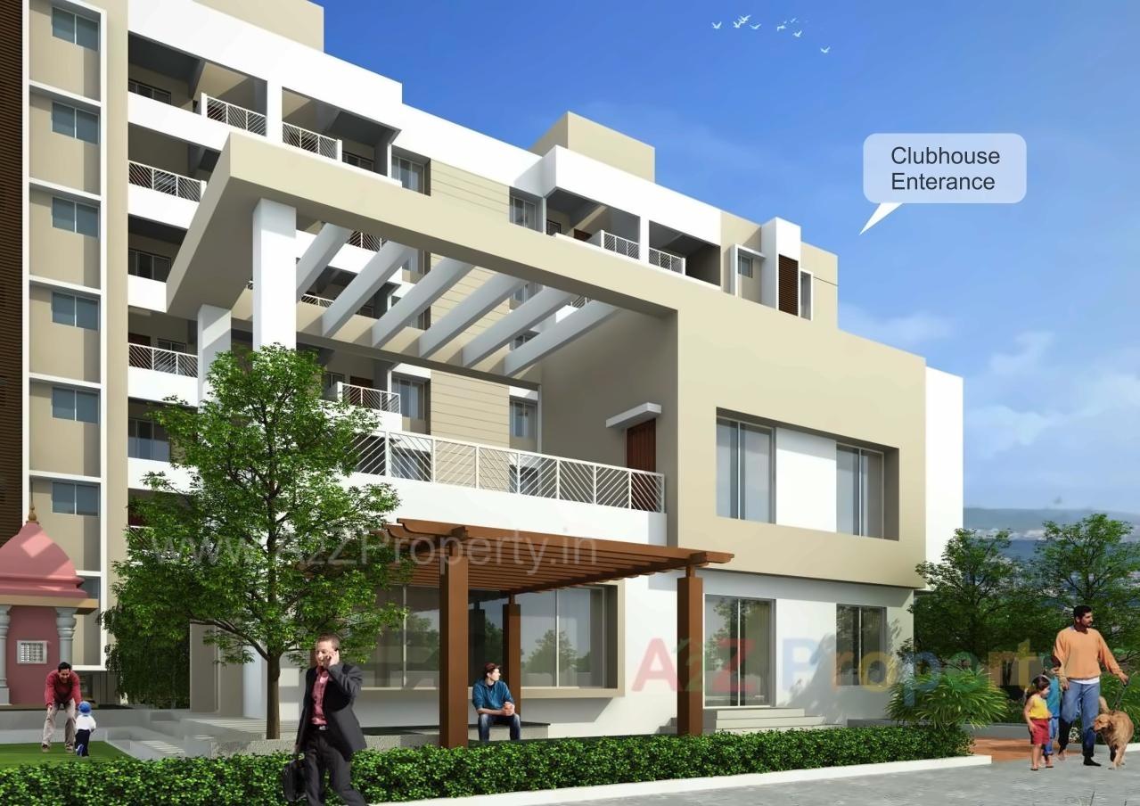 3D Elevation of real estate project Aabhas located at Medankarwadi, Pune, Maharashtra