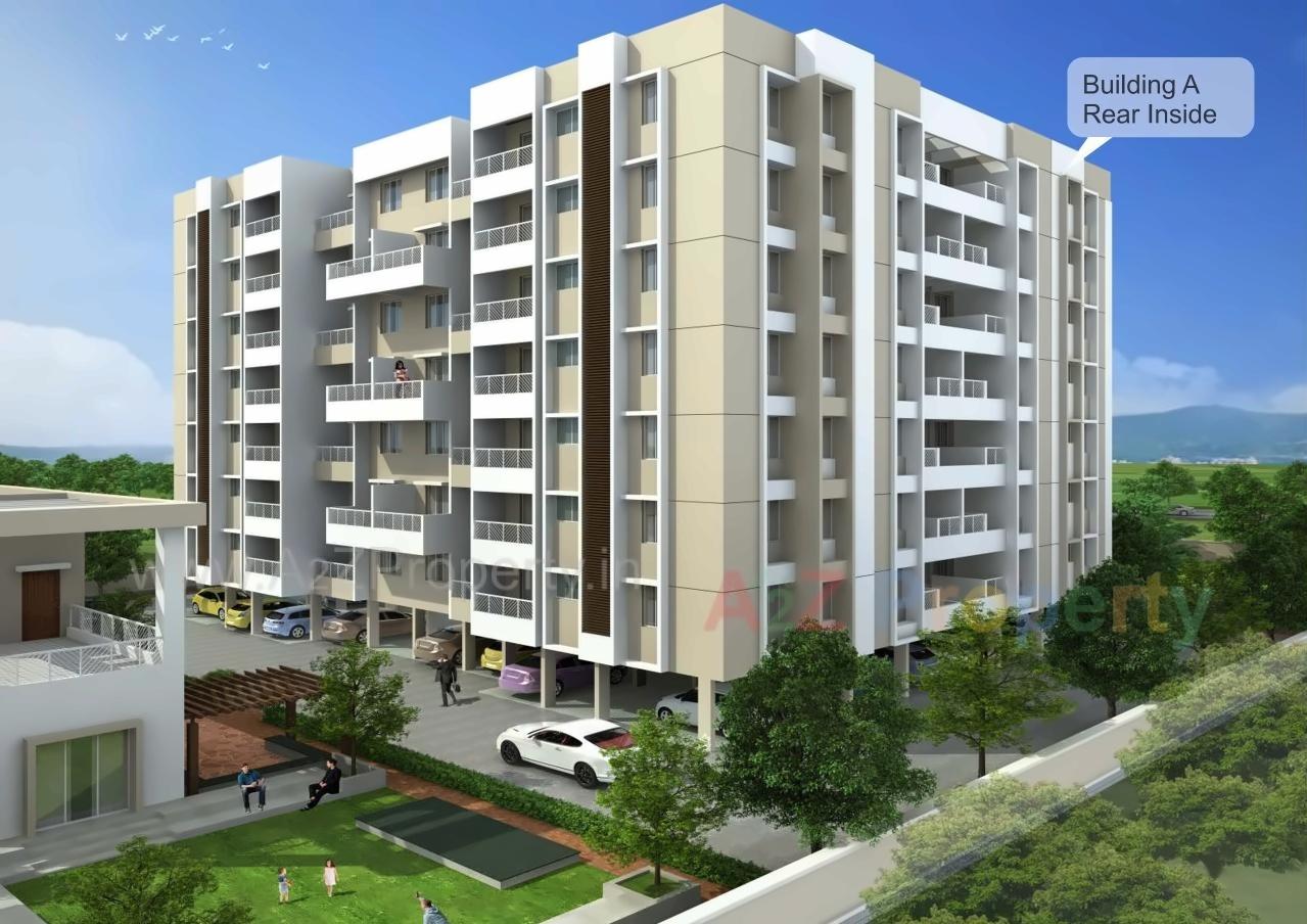 3D Elevation of real estate project Aabhas located at Medankarwadi, Pune, Maharashtra