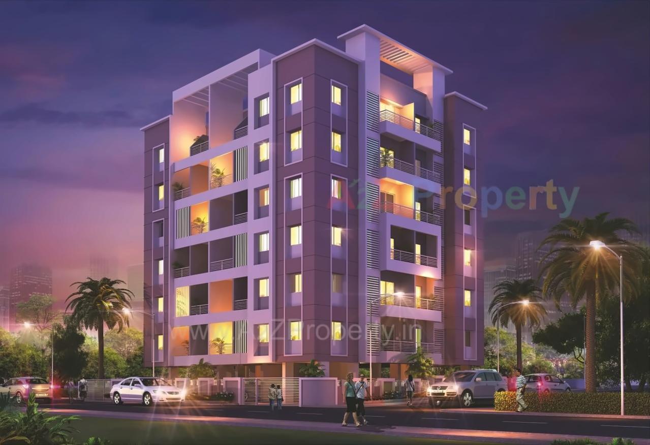 3D Elevation of real estate project Aaditya Heights located at Pune-m-corp, Pune, Maharashtra