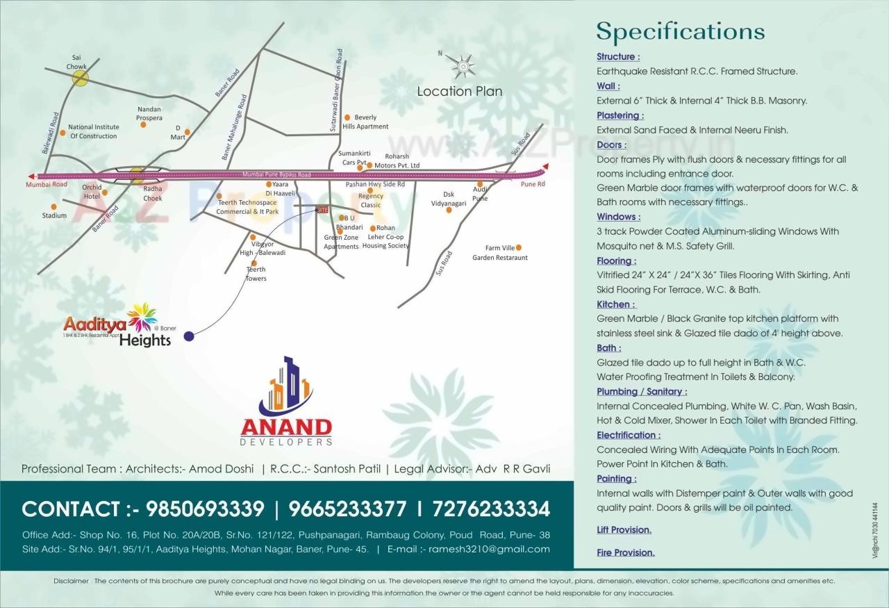  of real estate project Aaditya Heights located at Pune-m-corp, Pune, Maharashtra