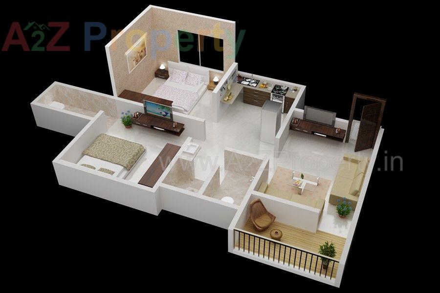 2 Bhk Copy20170516190541726 of real estate project Aakansha Nagari located at Alefata-nv, Pune, Maharashtra