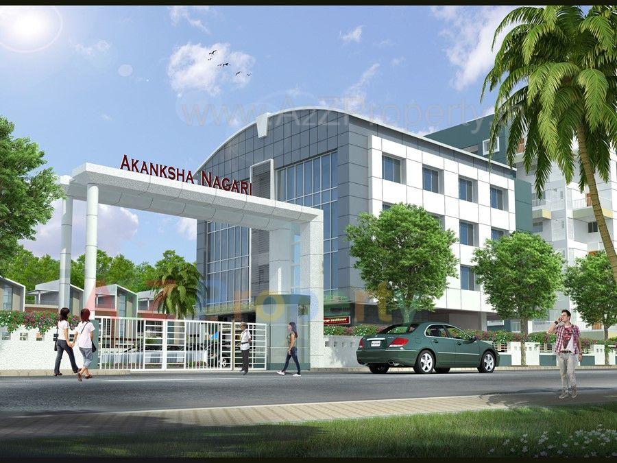 Entrance Gate View Copy20170516190515777 of real estate project Aakansha Nagari located at Alefata-nv, Pune, Maharashtra