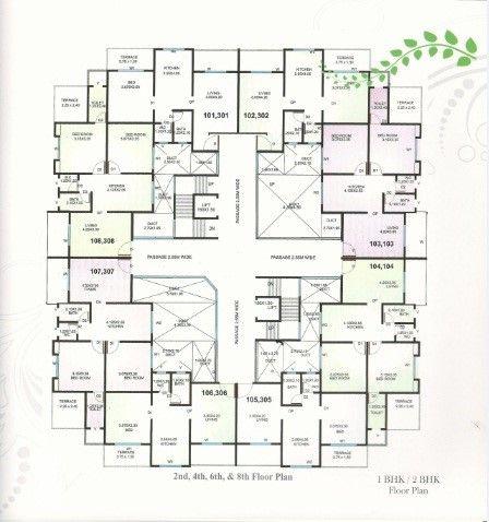 Floor Plan Aka20170502130532412 of real estate project Aakansha Nagari located at Alefata-nv, Pune, Maharashtra