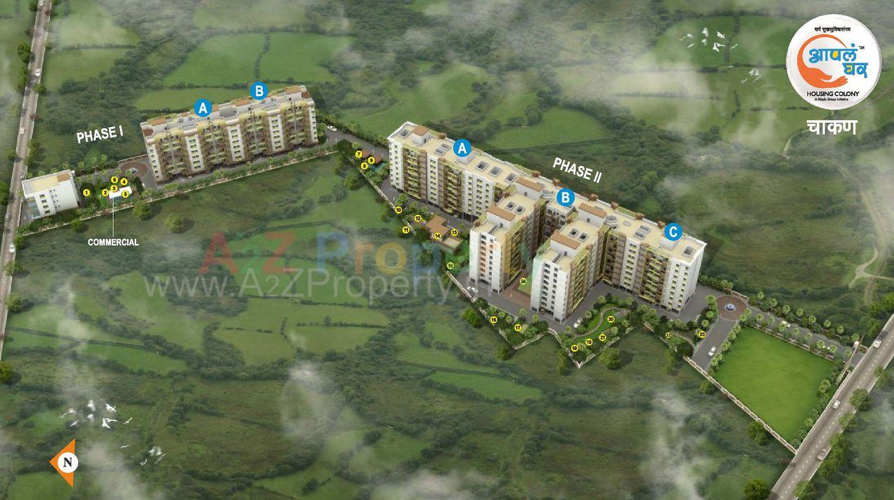 Chakan22 of real estate project Aapla Ghar Chakan Amentiy located at Nanekarwadi-ct, Pune, Maharashtra