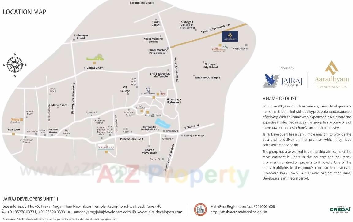  of real estate project Aaradhyam located at Kondhwa-bk, Pune, Maharashtra