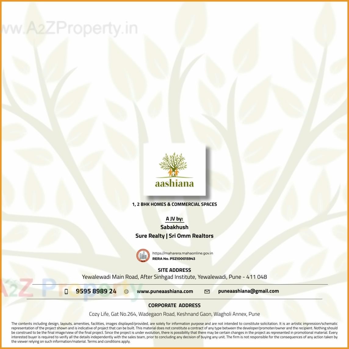  of real estate project Aashiana located at Yawalewadi, Pune, Maharashtra