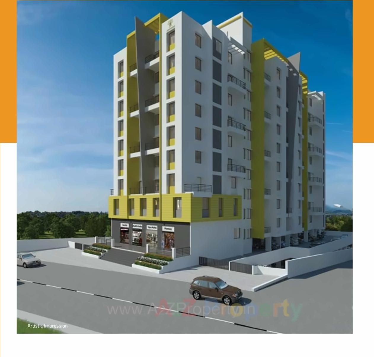 3D Elevation of real estate project Aashiana located at Yawalewadi, Pune, Maharashtra