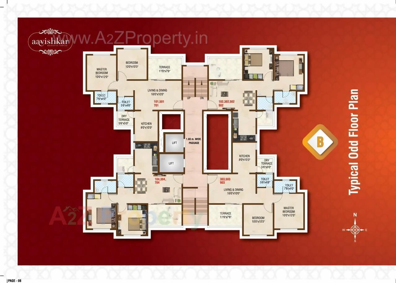 Layout of real estate project Aavishkar B, C located at Pimpri-chinchawad-m-corp, Pune, Maharashtra