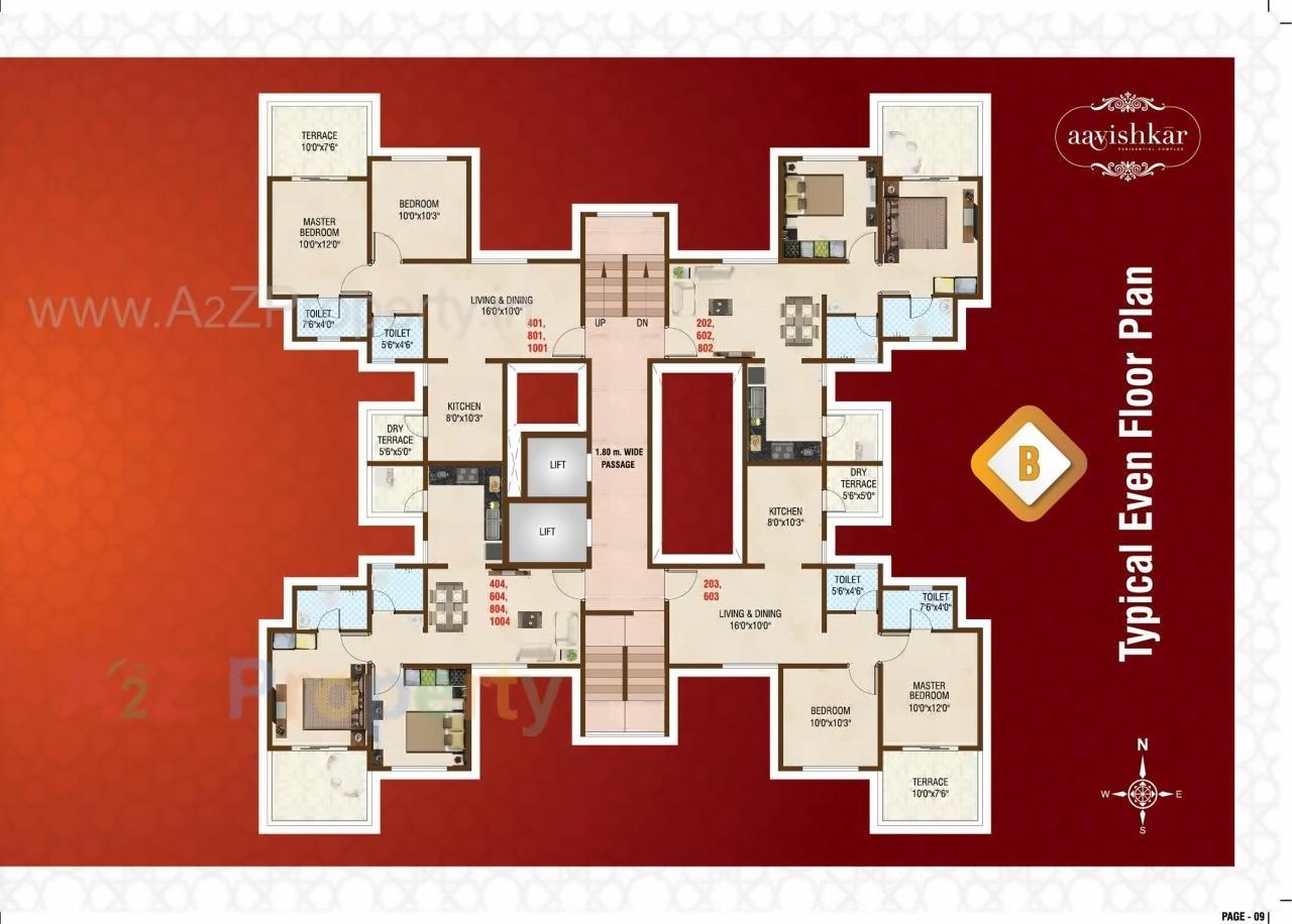 Layout of real estate project Aavishkar B, C located at Pimpri-chinchawad-m-corp, Pune, Maharashtra