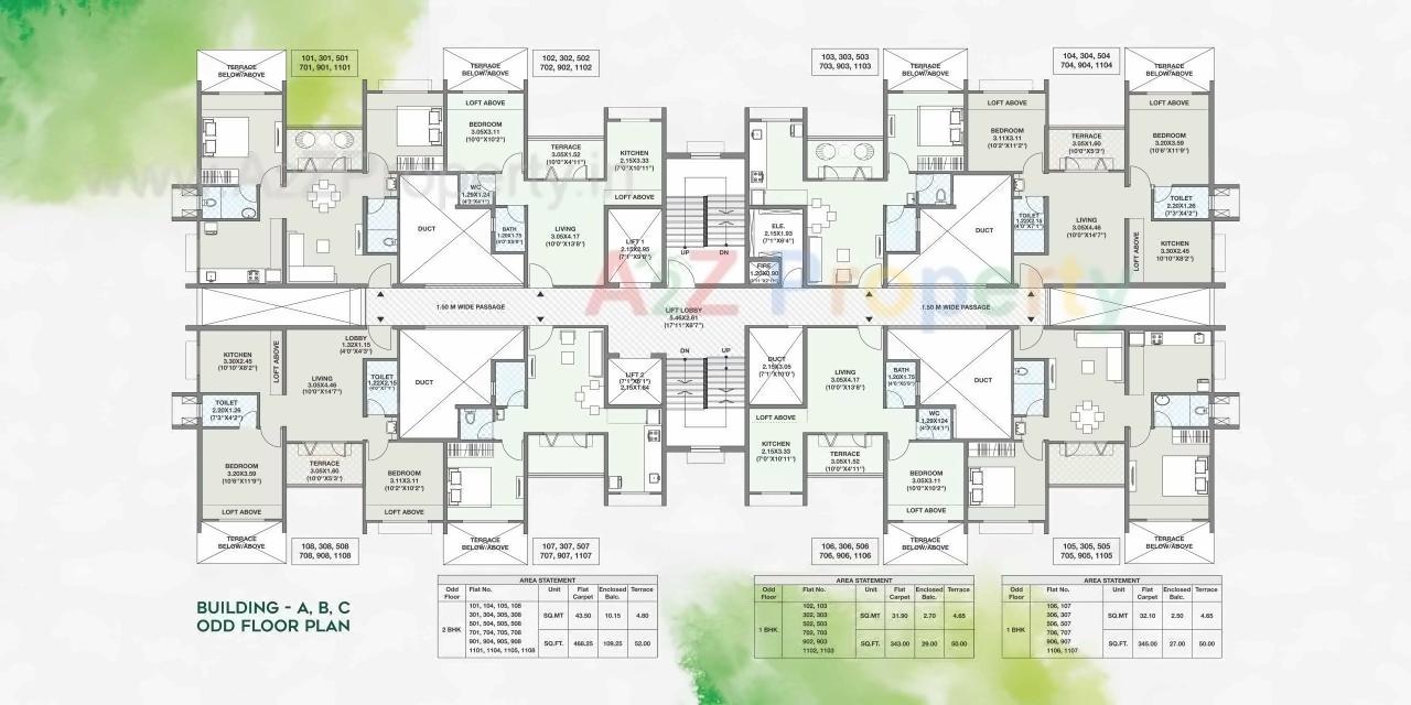 Layout of real estate project Aayush Park located at Katavi, Pune, Maharashtra
