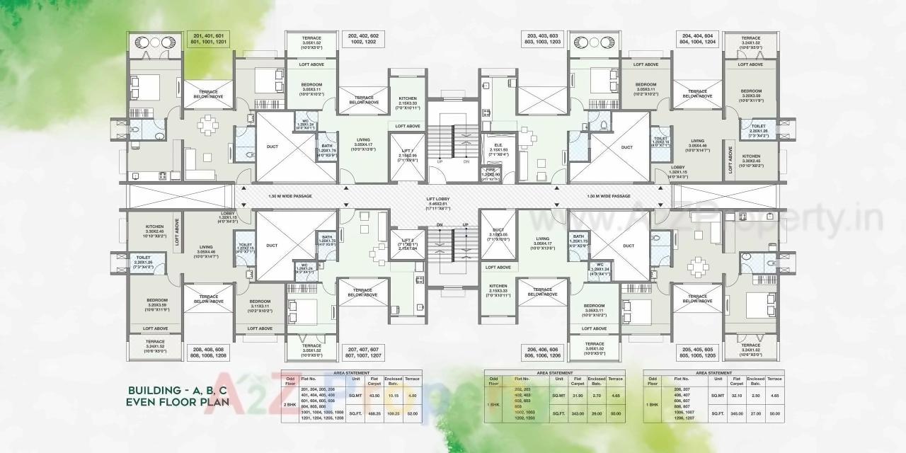 Layout of real estate project Aayush Park located at Katavi, Pune, Maharashtra