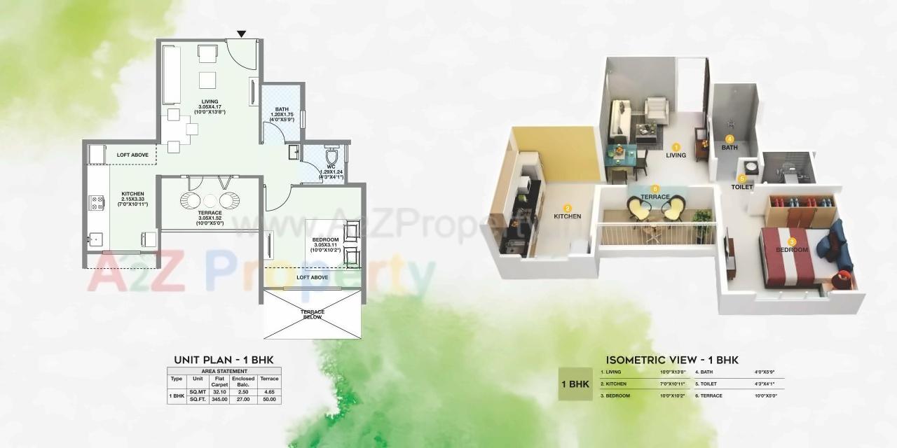 Layout of real estate project Aayush Park located at Katavi, Pune, Maharashtra