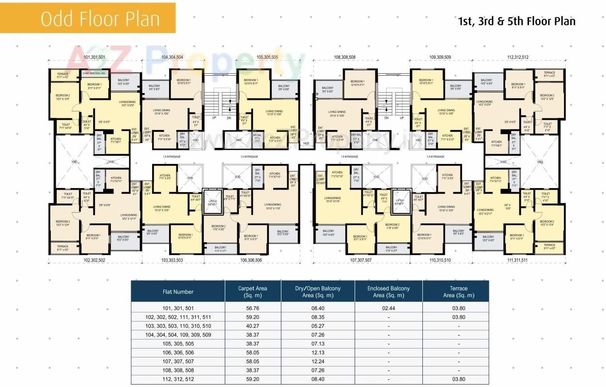Layout of real estate project Accord located at Mulshi, Pune, Maharashtra