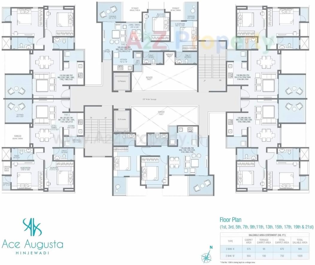 Layout of real estate project Ace Augusta located at Man, Pune, Maharashtra