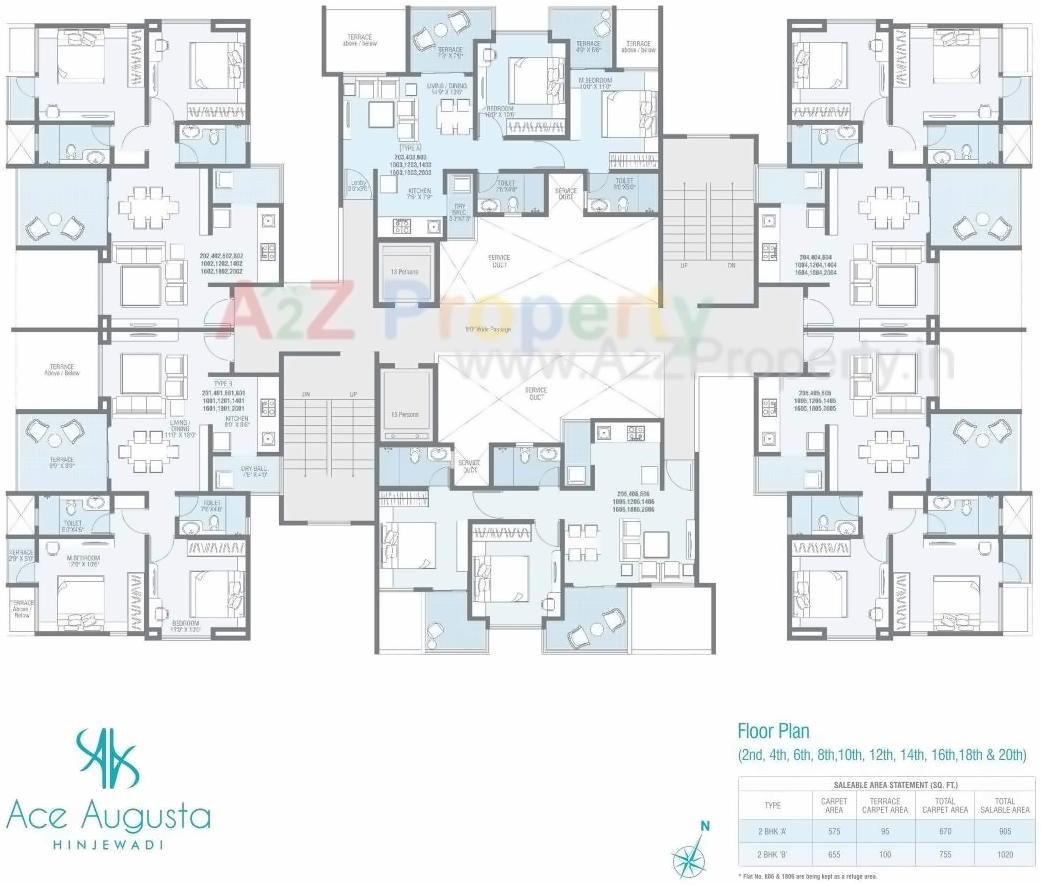 Layout of real estate project Ace Augusta located at Man, Pune, Maharashtra