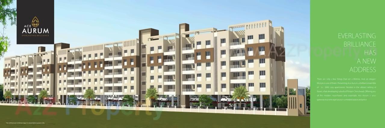 3D Elevation of real estate project Ace Aurum located at Pimpri-chinchawad-m-corp, Pune, Maharashtra