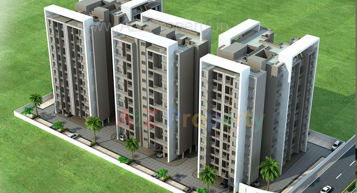 3D Elevation of real estate project Acropolis located at Wakad, Pune, Maharashtra