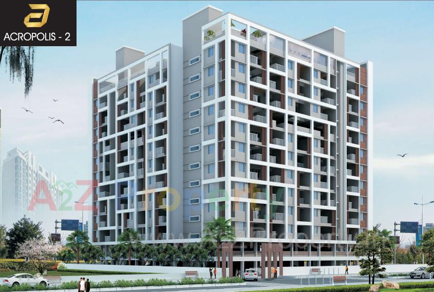 3D Elevation of real estate project Acropolis located at Wakad, Pune, Maharashtra