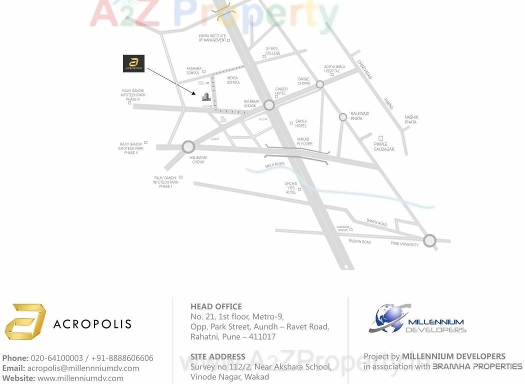  of real estate project Acropolis located at Wakad, Pune, Maharashtra