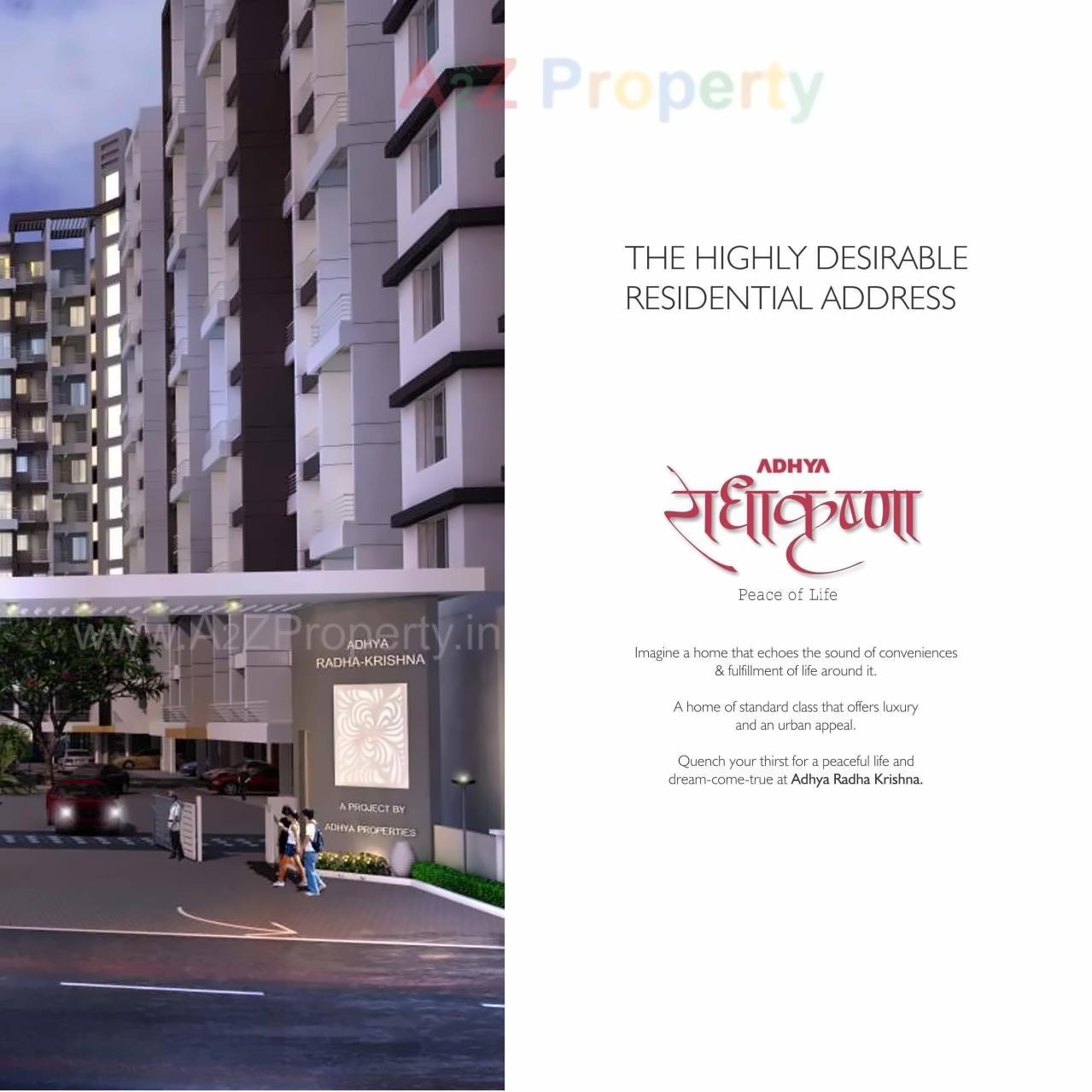 3D Elevation of real estate project Adhya Radha Krishna located at Pimpri-chinchawad-m-corp, Pune, Maharashtra