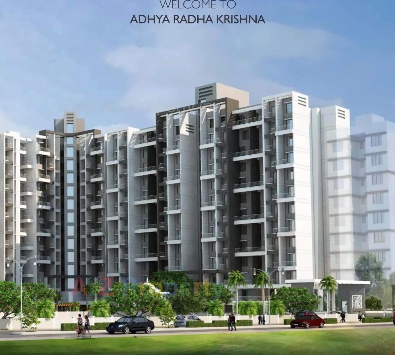 3D Elevation of real estate project Adhya Radha Krishna located at Pimpri-chinchawad-m-corp, Pune, Maharashtra