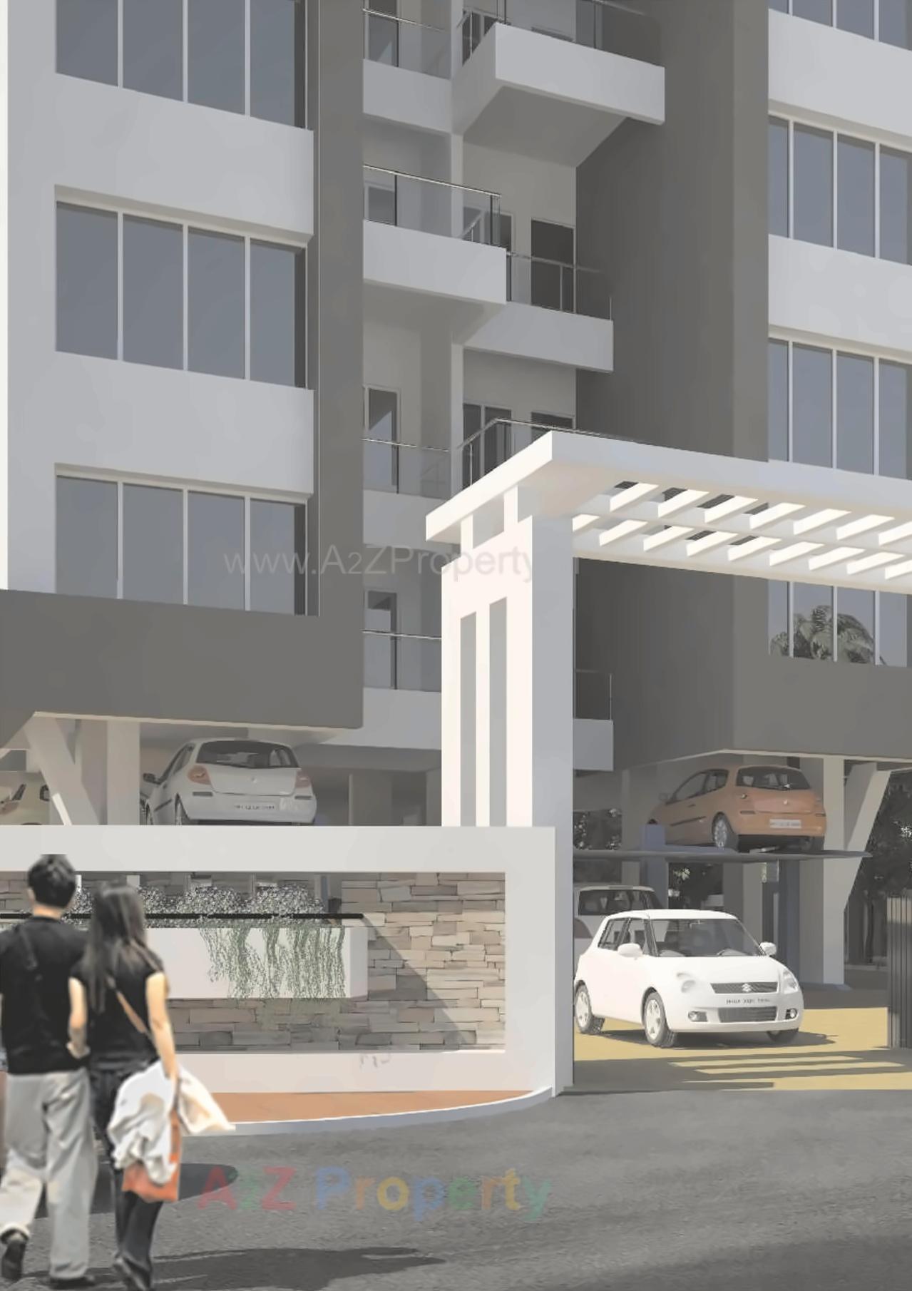 3D Elevation of real estate project Aditis Ribera located at Pune-m-corp, Pune, Maharashtra