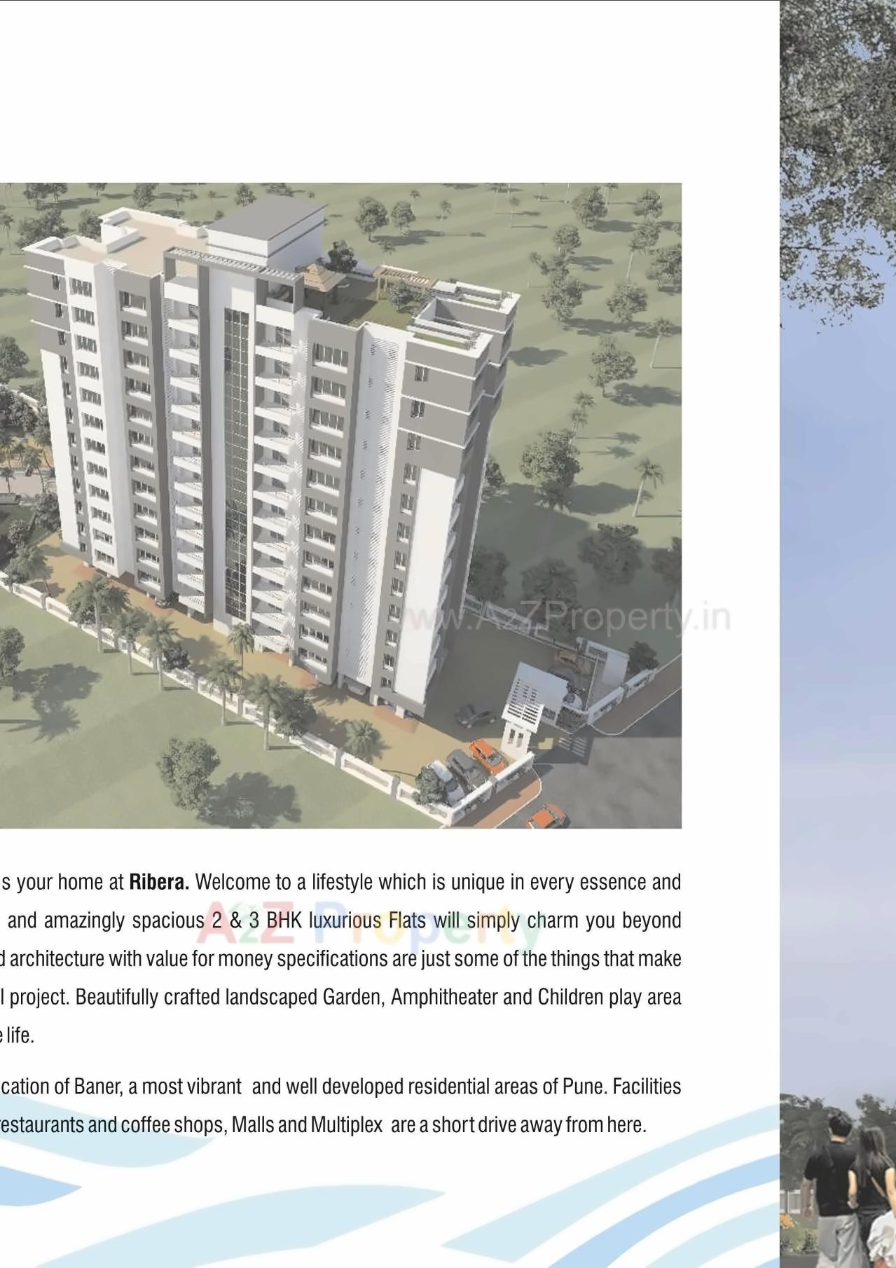 3D Elevation of real estate project Aditis Ribera located at Pune-m-corp, Pune, Maharashtra