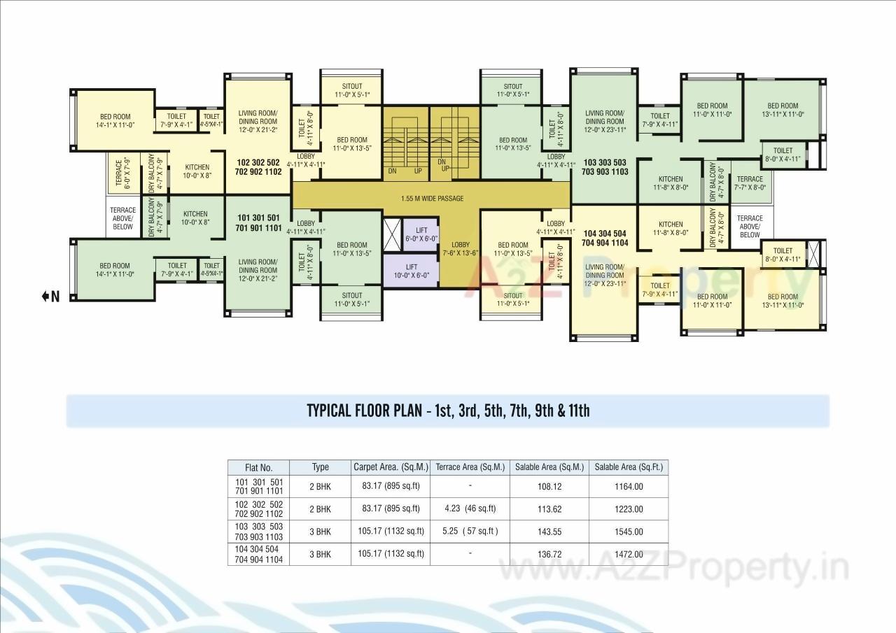 Layout of real estate project Aditis Ribera located at Pune-m-corp, Pune, Maharashtra