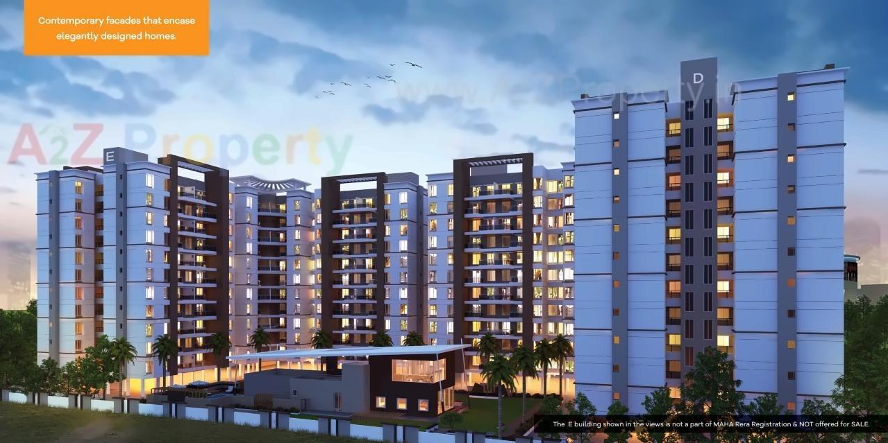 3D Elevation of real estate project Aeropolis located at Lohgaon, Pune, Maharashtra