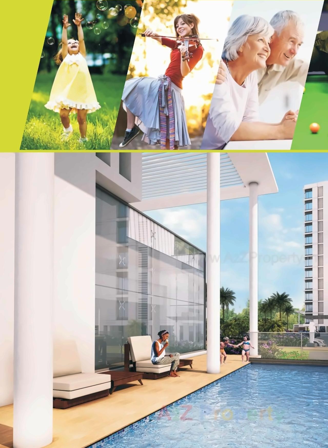 3D Elevation of real estate project Air Mont located at Gahunje, Pune, Maharashtra